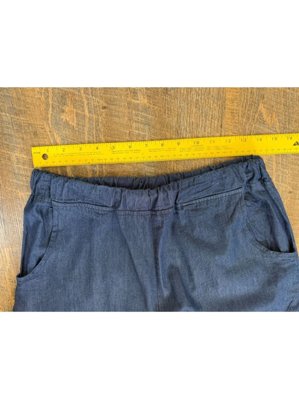 LA Relaxed Pants Women’s M Organic Cotton Pull On Blue - Picture 8 of 11